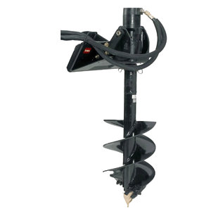 Accessoire de forage à tarière noire le plus vendu pour mini-chargeuse compacte avec tarière spirale et composant moteur central - Product Image 6