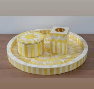 Plateau de service d'incrustation d'os, plateau de service d'incrustation d'os de combinaison de qualité supérieure et de bonne couleur pour l'exportation - Product Image 2