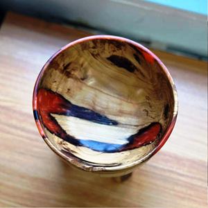 Venta al por mayor de tazón de madera y resina de tamaño personalizado para ocasiones de fiesta al mejor precio hecho en La India - Product Image 2