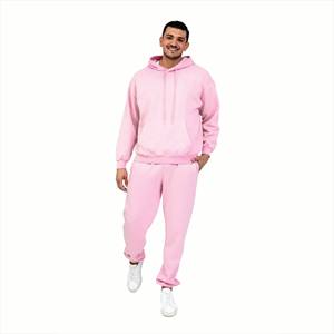 Ropa informal, chándal de algodón 100% para hombre, Sudadera con capucha y pantalón de chándal, chándal para correr para hombre - Product Image 4