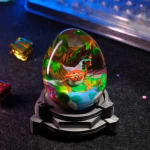 Lampe en résine personnalisée, lampe en résine Snolax, veilleuse personnalisée, lampe Pokémon en époxy, lampe Art Déco, cadeau personnalisé, cadeau fait main - Product Image 1