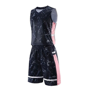 Uniforme de Baloncesto Ligero y Duradero con Estampado para Club Deportivo, Liga, Práctica, Diseño Moderno de Alto Rendimiento, 100% Poliéster, Secado Rápido - Product Image 1