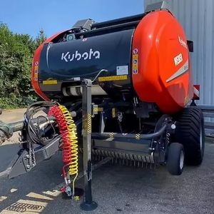 Mini empacadora de heno Kubota, prensa redonda y cuadrada con Motor de motor, potente máquina empacadora de paja, lista para enviar, equipo agrícola - Product Image 1