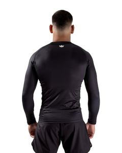 Rashguard long unisexe pour homme, compression, MMA, gym, vêtements de sport, veste de BJJ avec design OEM, tissu de rashguard unisexe - Product Image 3