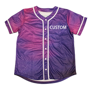 Ensemble de maillots de baseball personnalisés haut de gamme avec sublimation couleur/design, en polyester durable, coutures renforcées, grandes tailles, chemise et pantalon élégants - Product Image 2