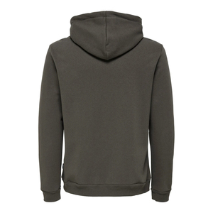 Sweatshirts respirants d'hiver à logo personnalisé unisexe Vente en gros Sweats à capuche surdimensionnés unis avec fermeture éclair Polyester/coton pour hommes - Product Image 4