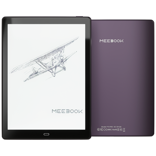 Meebook P10 Pro E-Reader New 10" E-Ink Tablet Paperwhite Reader with Adjustable Front Light Cold/Warm Light,Android 11