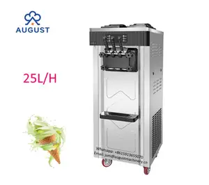Ticari aperatif masa üç tatlar yumuşak hizmet dondurma makinesi satılık dondurma otomatı makinesi