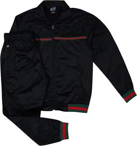 Conjunto de chándal de nailon de gran tamaño personalizado para hombre chándal con cremallera reflectante y pantalones cortavientos para correr para invierno - Product Image 5