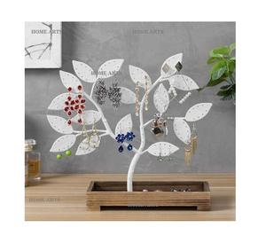 Soporte de exhibición de joyería de hierro y mármol hecho a mano con base de mármol soporte de joyería de mujer de la mejor calidad a granel - Product Image 4