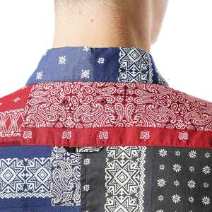 โซฟเน็ต เสื้อเชิ้ตผ้าฝ้าย 100% แบบลำลอง/เป็นทางการ คอจีน แขนครึ่งตัว ทรงเข้ารูป คอผ้าพันคอ ผ้าลินิน ระบายอากาศได้ดี ผ้าป๊อปลิน - Product Image 4