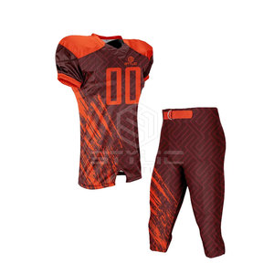Uniforme de football américain personnalisable pour les équipes Style le plus populaire avec noms de joueurs Ensembles respirants - Product Image 6