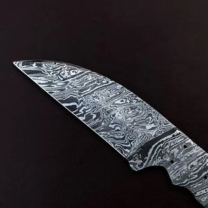 มีด JEXMOO OEM ผลิตตามสั่ง ทำด้วยมือจากเหล็กดามัสกัส ใบมีดเปล่า ลายหยดน้ำอเนกประสงค์ สำหรับใช้งานกลางแจ้ง ของขวัญสุดเพอร์เฟกต์ - Product Image 6