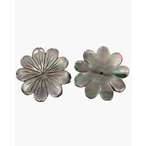Fleur de perle noire en nacre en vrac - Product Image 1