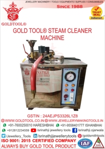 GOLD TOOL Jewelry Steam <b>Machine</b> for <b>Cleaning</b> & Polishing Jewelry Items - Product Image 3