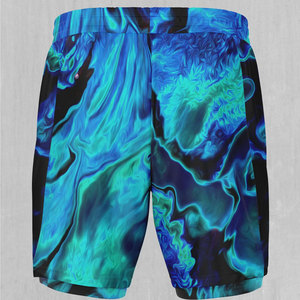 Manufacturer Custom logo High Quality Polyester Sublimation Printed Double <b>Layer</b> Men Custom Mesh Shorts - Product Image 5