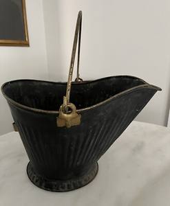 Seau à charbon galvanisé de nouveau look conçu pour les intérieurs de maison antiques avec une grande capacité et un corps de style ferme - Product Image 6