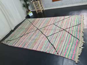 Alfombra marroquí Azilal de alta calidad, alfombra Boujad colorida, pila alta, fabuloso patrón abstracto bohemio para el hogar de lujo, precio a granel - Product Image 4