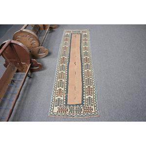 พรมตุรกี ขนาด 1.8x6.1 ฟุต (54x187 ซม.) สีน้ำตาลออมเบร วินเทจ - Product Image 1