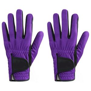 Guantes de golf de compresión para hombre promocionales al por mayor piel sintética auténtica con agarre ligero para deportes - Product Image 1