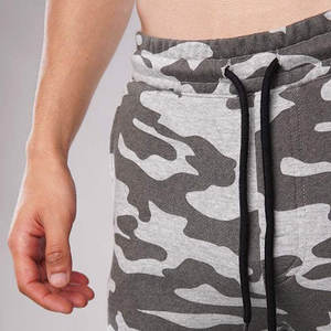Grey Color <b>Camo</b> Printing <b>Jogger</b> Trousers OEM Custom Straight Leg Sweatpants <b>Men</b> <b>Joggers</b> - Product Image 4