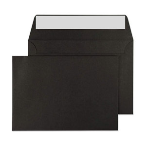 Jet Black Self-Seal Durable Peel & Seal Invitation <b>Envelopes</b> - 4x6 Inches, Creative <b>Color</b>, Cocktail 80lb Paper <b>Envelopes</b> - Product Image 5