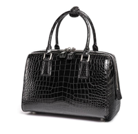 Boston University Boston Crocodile Épaule Sac à main Femme