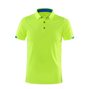 Logotipo personalizado impreso secado rápido 100% poliéster Golf tenis para Polo camisa sólido Casual clásico Ajuste de manga corta uniformes de tenis - Product Image 1