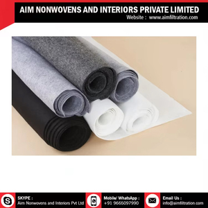 Feutre non-tissé de poinçon d'aiguille de polyester de couleur naturelle de style populaire disponible au meilleur prix - Product Image 2