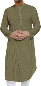 Salwar Kameez Pakistaní para Hombre, de Seda y Rayón, Transpirable, para Fiesta de Eid, Personalizado al por Mayor, Alta Calidad 2024 - Product Image 5