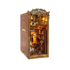 Kit <span class=keywords><strong>de</strong></span> Manualidades para Hacer una <span class=keywords><strong>Casa</strong></span> en Miniatura, Modelo <span class=keywords><strong>de</strong></span> <span class=keywords><strong>Casa</strong></span> para Armar, Decoración <span class=keywords><strong>de</strong></span> Escritorio, <span class=keywords><strong>Casa</strong></span> <span class=keywords><strong>de</strong></span> Madera Retro para Hacer uno Mismo - Product Image 4