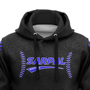 เสื้อสเวตเตอร์ผ้าฟลีซสำหรับผู้ชายขนาดใหญ่มีฮู้ดพิมพ์ลายนูนคอปกแบบชิ้นเดียว - Product Image 2