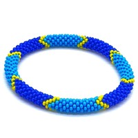 Bracelet design tendance en perles de verre fabriqué en Inde Bracelet en perles à la mode pour femmes et filles