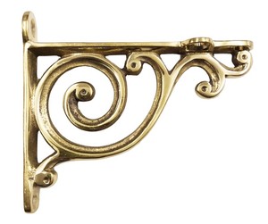 Gold Coating Solid Brass Hot Selling Wall <b>Brackets</b> Supporting High Quality Metal <b>Brackets</b> Elegant for Home Hotel Decor Usage - Product Image 4