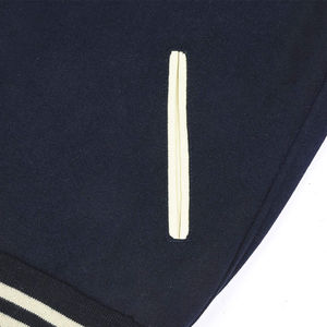 Veste universitaire de haute qualité pour hommes vêtements d'automne décontractés vêtements de rue les plus vendus Design de mode personnalisé tissu polaire à quantité minimale de commande bas 2025 - Product Image 5