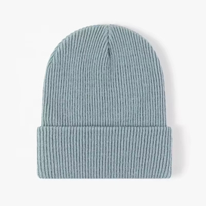 New Arrival Good Quality Solid Color Breathable <b>Waterproof</b> 100% Acrylic Knitted <b>Beanie</b> Winter Warm Casual Unisex Street Wear - Product Image 6