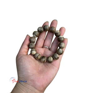 Pulsera Oud de Vietnam subacuática de moda Superior 100% cuentas de madera Natural de alta calidad 17 Cuentas de 12mm de tamaño - Product Image 3