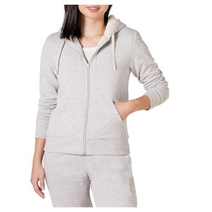 Sweat-shirts pour hommes en tissu French Terry délavé à l'acide, design à fermeture éclair, polyester/coton, motif uni - Product Image 2