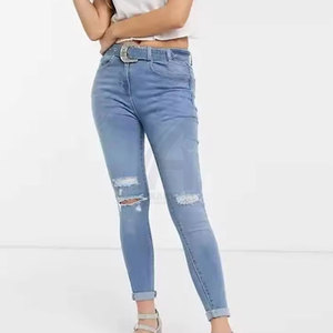 Pantalones vaqueros transpirables y ecológicos para mujer, los más vendidos, lavados, a precio económico, ligeros, de Alexandria Industries - Product Image 1