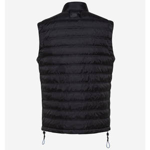 Personalizar nueva moda cremallera estilo Puffer chaleco chaqueta para hombres de alta calidad tela transpirable cuello alto chaqueta de talla grande para hombres - Product Image 5