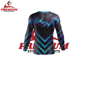 Venta al por mayor de protectores contra sarpullidos con logotipo personalizado de secado rápido de compresión de manga corta para Fitness - Product Image 5