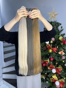 100% vierge Remy cheveux humains alignés cuticule cheveux faisceaux pour cheveux tissage Extensions vague profonde 12 "-30" en vrac Vietnam cheveux - Product Image 3