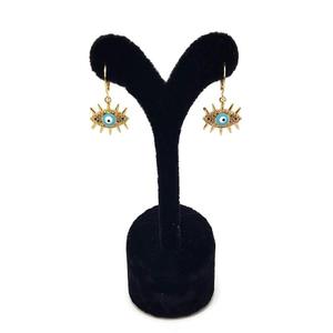 ต่างหูห้อยแฟชั่นทองเหลืองแท้หรูหราและมีสไตล์ - Product Image 2