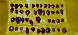 Lote de Piedras Preciosas Sueltas de Vidrio Aquaphrase, Cabujones a Granel para la Fabricación de Joyas, Diseño Redondo en Caja - Product Image 4