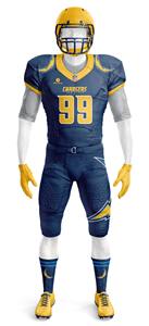 Uniforme de football américain professionnel tissu de maille respirant sur mesure pour les équipes de collège et de club vêtements de football américain - Product Image 2