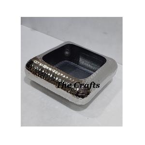 Tazón para Chocolates Color Gris Metálico, Diseño Moderno, Tazón para Servir Dulces y Bocadillos, para Uso en Bodas y Cenas - Product Image 4