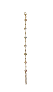 Bracelet en acier inoxydable plaqué pierres de zircon imitation perle DAFNI BIG PAZAR - Cadeau tendance fabriqué à Istanbul - Product Image 4