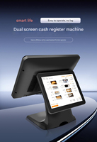 Terminal POS Todo en Uno OEM de 15 Pulgadas con Pantalla Táctil LED de 1024x768, 128GB/256GB/512GB, Doble Pantalla, Windows, Intel I7, 4GB/8GB/16GB RAM