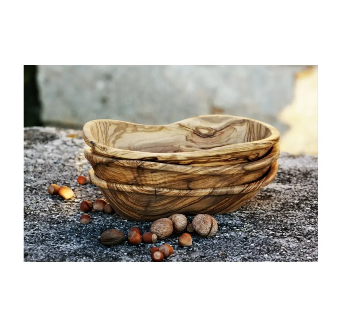 Vassoio da portata a forma di ciotola di pasta in legno di qualità antica e vassoio da portata per vendita calda e all'ingrosso per la casa e gli alberghi