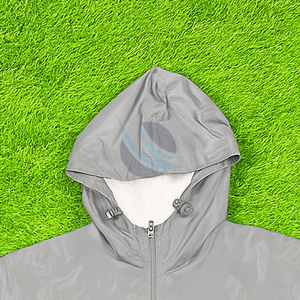 Veste de pluie streetwear à design de logo personnalisé pour hommes veste coupe-vent résistante à la pluie et à l'eau veste d'extérieur légère pour hommes - Product Image 6